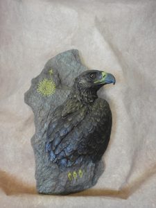 $350 - Golden Eagle - 18” tall x 10 ½” wide